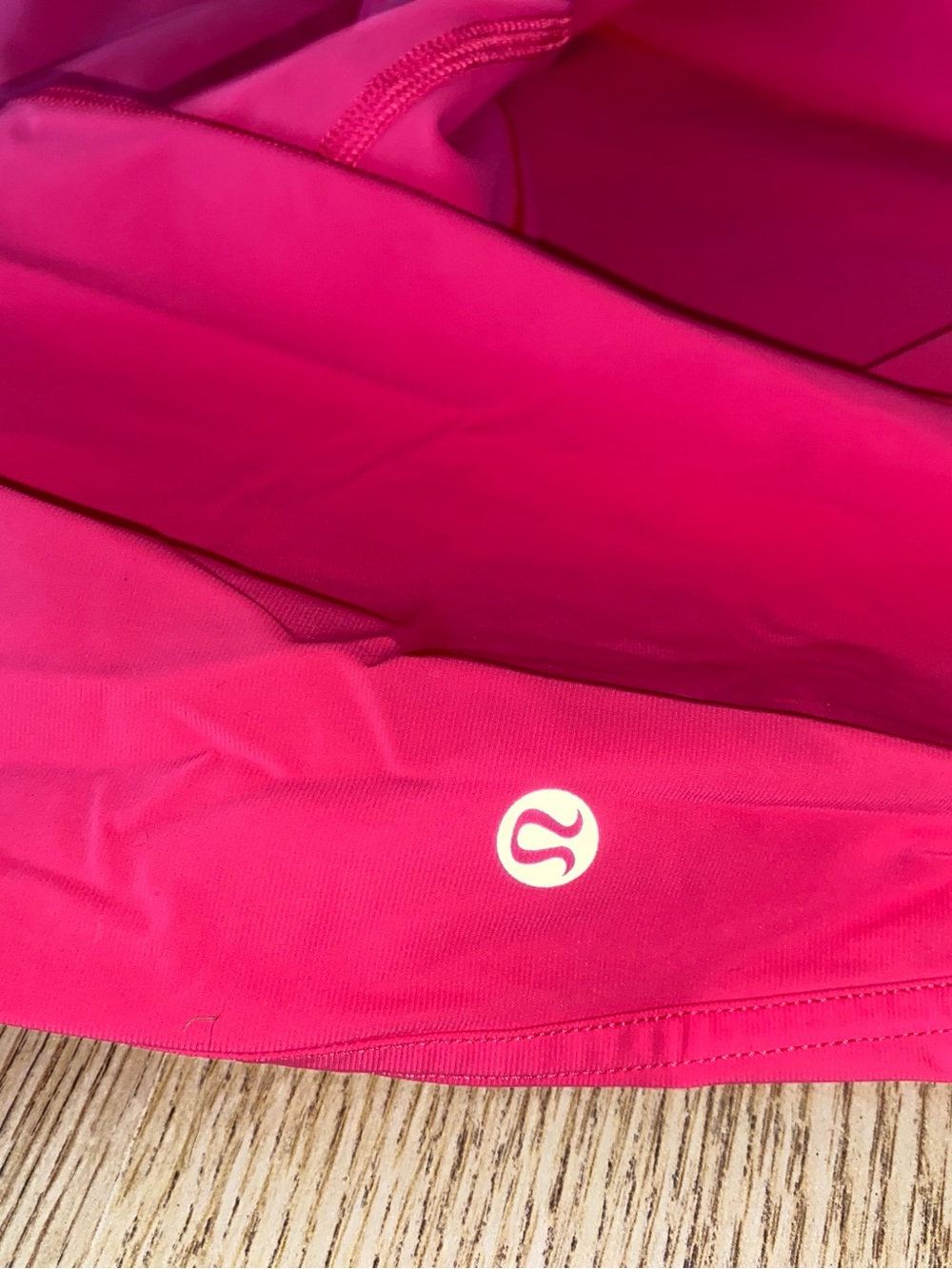lulu bright coral joggers
